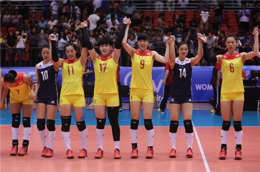 中国女排3-1狂屠日本 3战全胜夺小组头名晋级4强