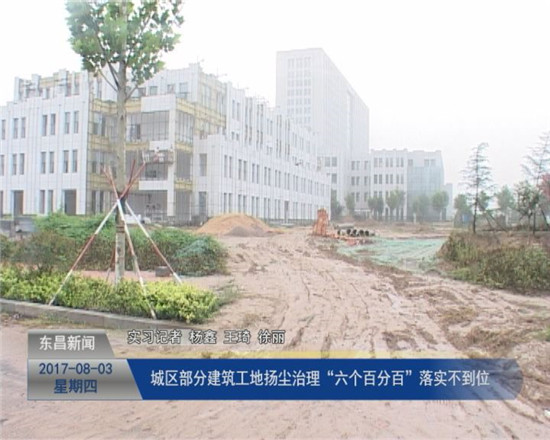 城区部分建筑工地扬尘治理“六个百分百”落实不到位