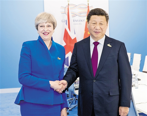 习近平应约同英国首相特雷莎·梅通电话