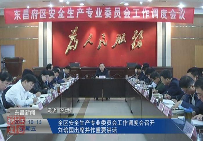 全区安全生产专业委员会工作调度会召开 刘培国出席并作重要讲话