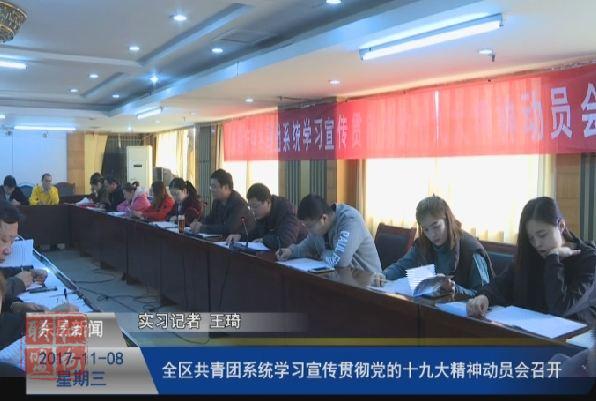 全区共青团系统学习宣传贯彻党的十九大精神动员会召开