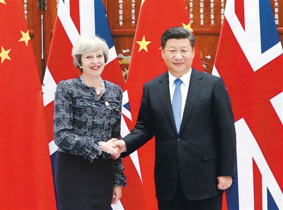 习近平应约同英国首相特雷莎·梅通电话