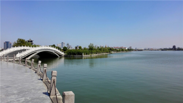 聊城东昌湖景观提升及游路改造工程探访