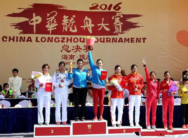 中华龙舟大赛聊城大学女队获三项冠军