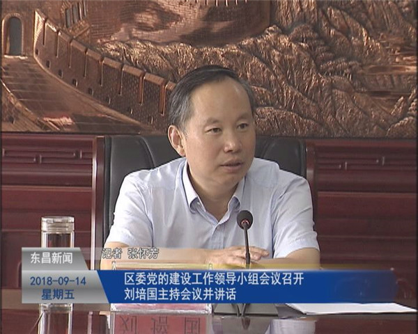 区委党的建设工作领导小组会议召开 刘培国主持会议并讲话
