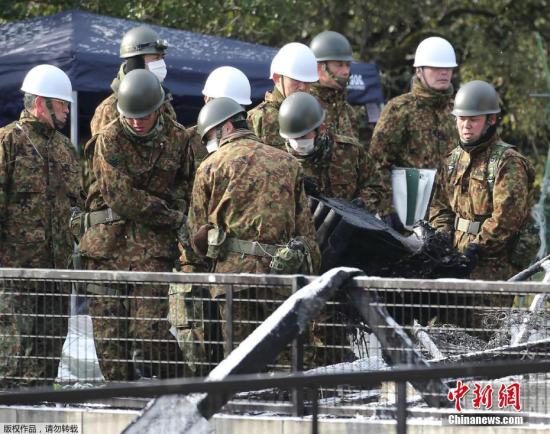 日防相视察自卫队驻地，民众抗议：我们不需要弹药库