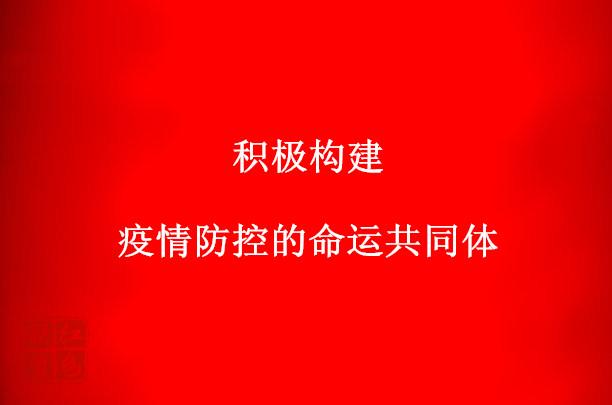 党建锐评：积极构建疫情防控的命运共同体