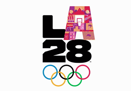 洛杉矶奥组委发布2028洛杉矶夏季奥运会与残奥会会徽