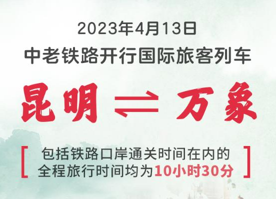 新华社权威快报丨中老铁路开行国际旅客列车 昆明至万象间当日通达